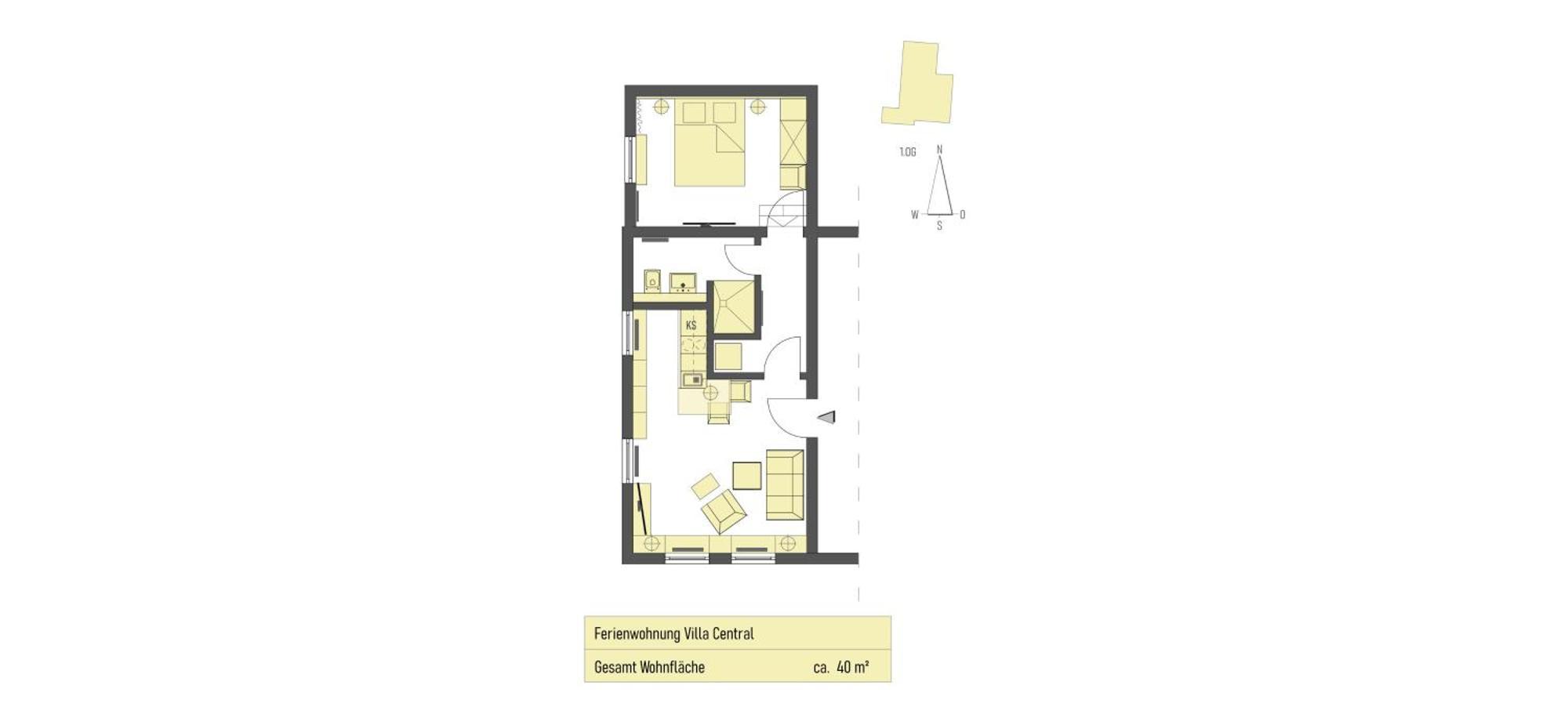 Ferienwohnung Villa Central - Luettje Nuest Borkum Exterior foto